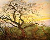 Caspar David Friedrich Wall Art - The Tree of Crows